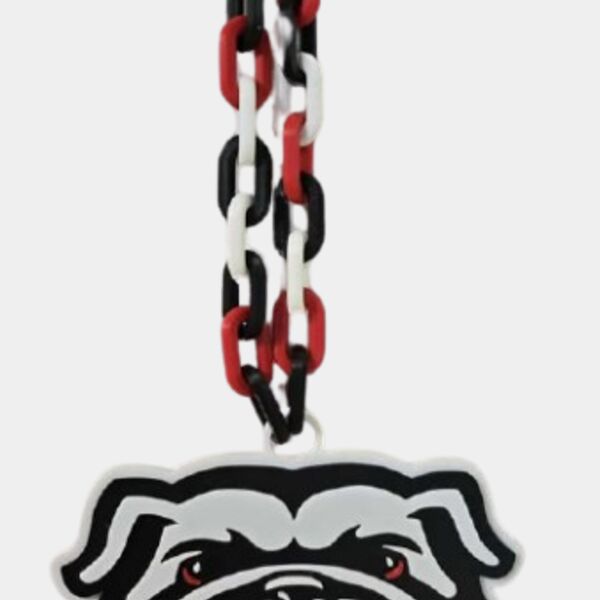 Georgia Bulldog 8"x9" Pendant Necklace Thumbnail