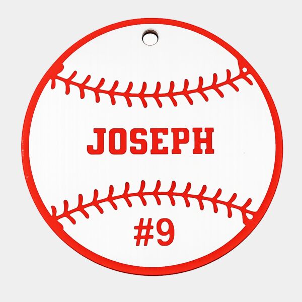 Baseball Bag Tag Thumbnail