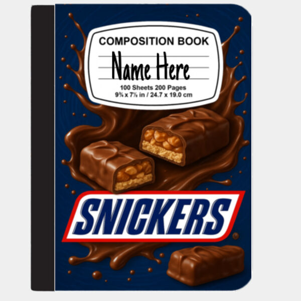 Composition Book - Snickers Thumbnail