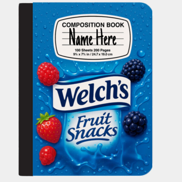 Composition Book - Welch's Fruit Snacks Thumbnail
