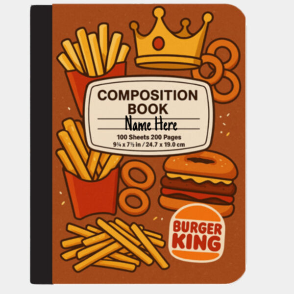Composition Book - Burger King Thumbnail