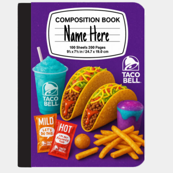 Composition Book - Taco Bell Thumbnail