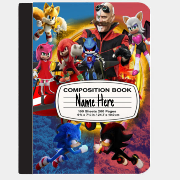 Composition Book - Sonic the Hedgehog Thumbnail