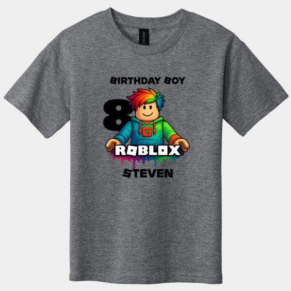 Roblox Kids Birthday Shirt Thumbnail