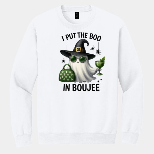 I Put The Boo In Boujee Halloween Sweatshirt Thumbnail