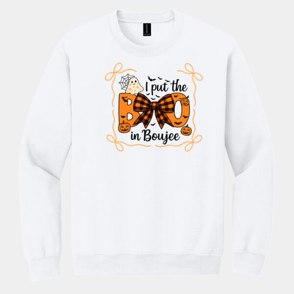 I Put The Boo In Boujee Halloween Sweatshirt Thumbnail