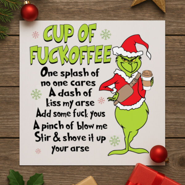 A Cup of Fuckoffee DTF Transfer Sheet  Thumbnail