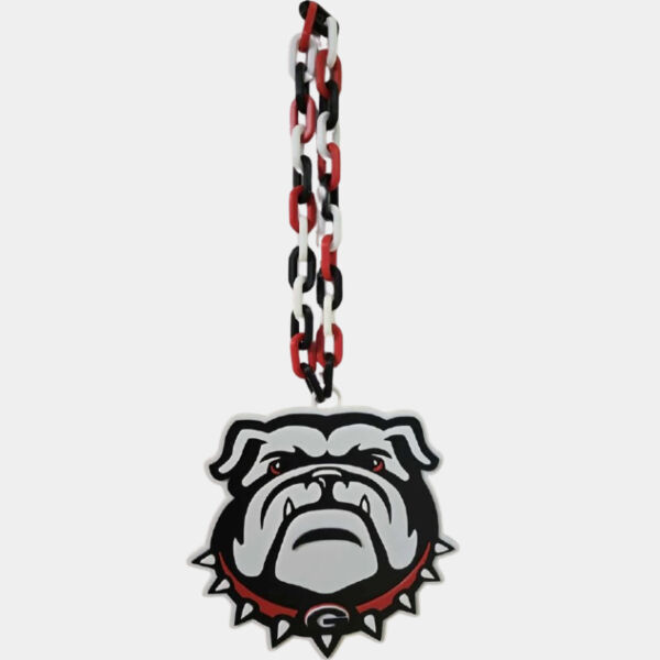 Georgia Bulldog 8"x9" Pendant Necklace Thumbnail
