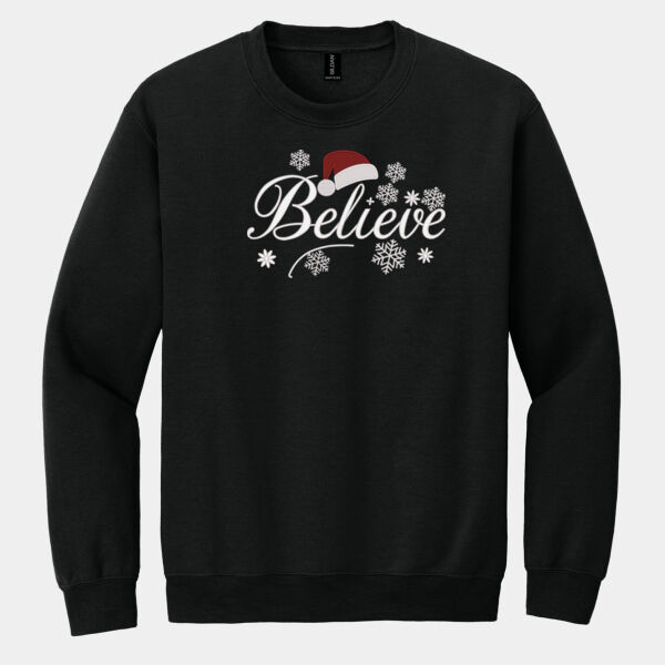 Believe Christmas Sweatshirt - Adults Thumbnail