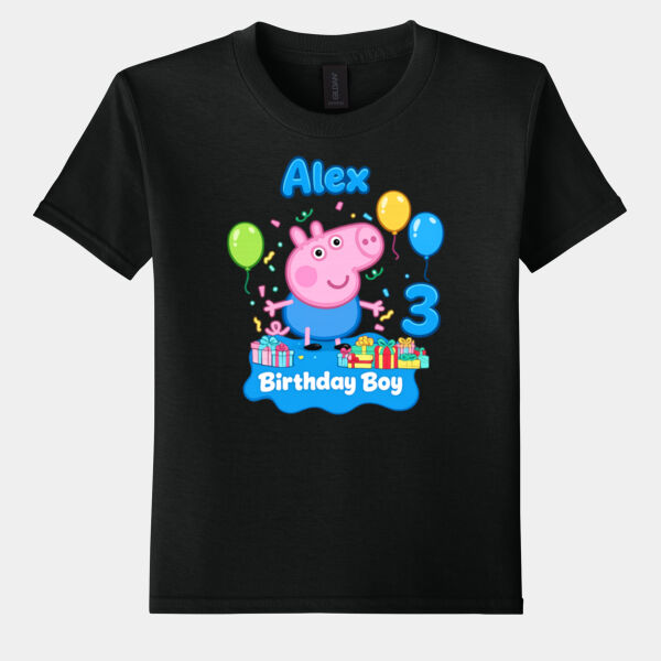 Peppa Pig Boys Birthday Shirt Thumbnail