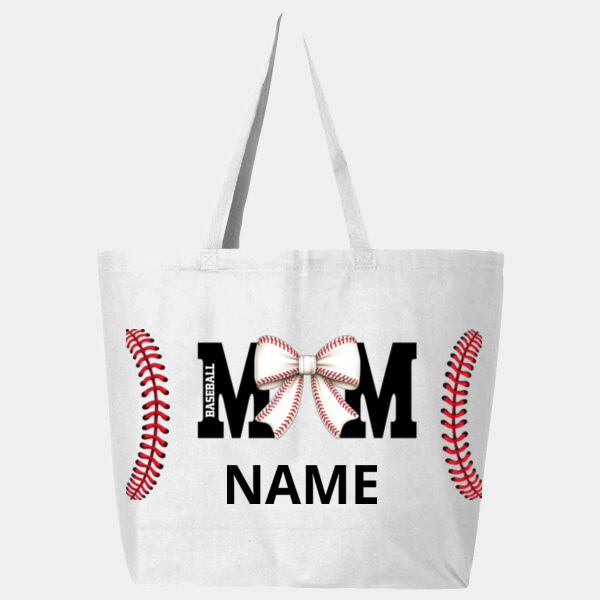 Baseball Mom Custom 25L Jumbo Tote Thumbnail
