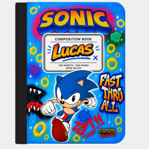 Composition Book - Sonic The Hedgehog Thumbnail
