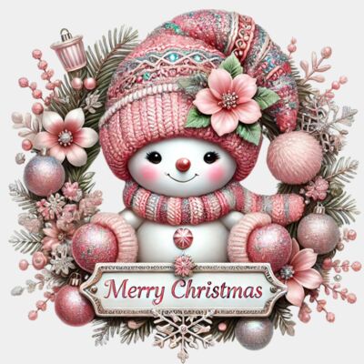 Snowman Chirstmas Wreath S=Design Thumbnail